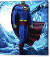 Superman - Home Canvas Print