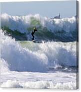 Surfing Santa Cruz #3 Canvas Print