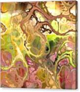 Suroto - Funky Artistic Colorful Abstract Marble Fluid Digital Art Canvas Print