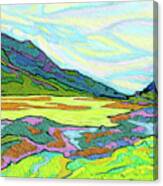 Swiss Mountain Lake Canvas Print