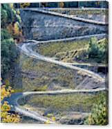 Switchback Road Canvas Print