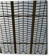 Symmetrical Glass Roof Canvas Print