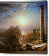 Syria By The Sea  By Frederic Edwin Church Canvas Print