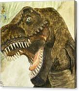 T-rex..... Run Canvas Print
