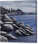 Tahoe Rocks Canvas Print
