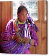 Tarahumara Woman Canvas Print