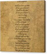 Tears In Heaven by Eric Clapton Vintage Song Lyrics on Parchment