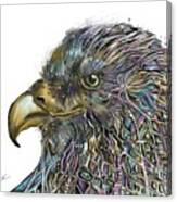 Techno Bird Canvas Print