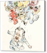 Ted Cruz Gets To Sesame Street Canvas Print