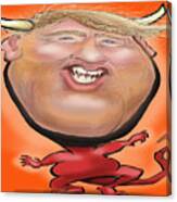 Temper Tantrum Trump Canvas Print