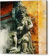 Temple Warrior Canvas Print