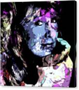 Teri Garr - 2 Psychedelic Portrait Canvas Print