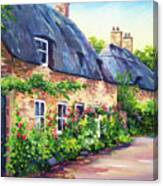 Thatched Roofs Canvas Print