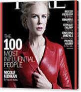 The 100 Most Influential People - Nicole Kidman Canvas Print