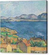 The Bay Of Marseille, Seen From L'estaque Canvas Print