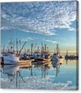The Beautiful Reflection At Sunset Canvas Print