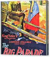 ''the Big Parade'', With John Gilbert, 1925 #1 Canvas Print