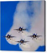 The Blue Angels - U.s. Navy Flight Demonstration Squadron Canvas Print