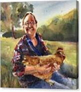 The Chicken Whisperer Canvas Print