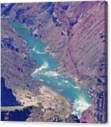 The Colorado River At The Grand Canyon Canvas Print