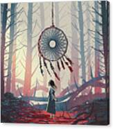 The Dreamcatcher Of The Mysterious Forest Canvas Print