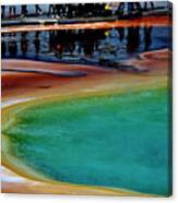 The Edge Of The Grand Prismatic Spring Canvas Print