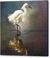 The Ethereal Egret Canvas Print