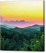 The Evening Sunset Canvas Print