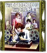 The Evidence Of The Film Canvas Print