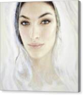 The Face Of Mary Canvas Print