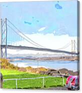 The Forth Suspension Bridge Canvas Print