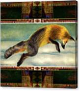 The Fox Hop Ii Canvas Print