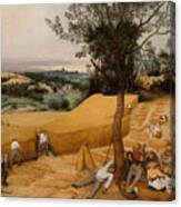 The Harvesters, 1565 Canvas Print