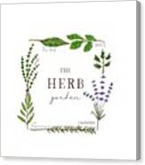 The Herb Garden Canvas Print