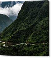 The High Road - High Mountain Pass, Northern Vietnam Canvas Print