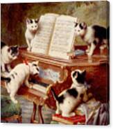The Kittens Recital Canvas Print