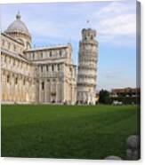 The Leaning Tower Of Pisa Canvas Print