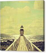 The Lighthouse Texture Version Canvas Print