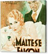 ''the Maltese Falcon'', 1931 Canvas Print