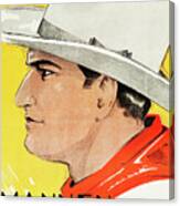 ''the Man From Texas'', 1915 - Art By Eric Rohman Canvas Print