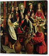 The Marriage Feast At Cana By Gerard David Canvas Print