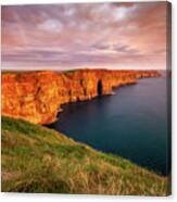 The Mighty Cliffs Of Moher In Ireland Canvas Print