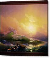 The Ninth Wave By Hovhannes Aivazovsky Canvas Print