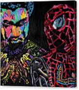The Panther And Spider Canvas Print