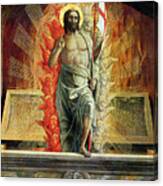 The Resurrection, Right Hand Predella Panel From The Altarpiece Of St Zeno Of Verona Canvas Print