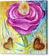 The Rose And Its Thorns Love The Whole Self Canvas Print