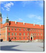The Royal Castle Square, Warsaw Canvas Print