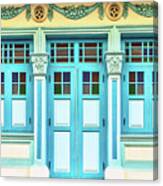 The Singapore Shophouse 40 Canvas Print