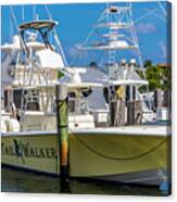 The Tail Walker Fishing Boat Canvas Print