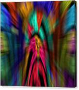 The Time Tunnel In Living Color - Abstract Canvas Print